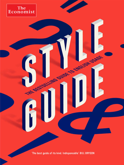 Title details for Style Guide by The Economist - Available